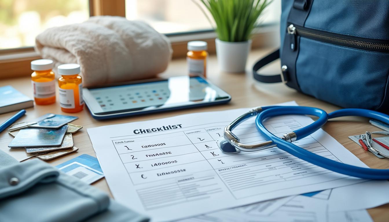 découvrez la check-list complète des démarches à suivre de j-30 à j-1 avant une hospitalisation programmée pour être parfaitement prêt le jour j.